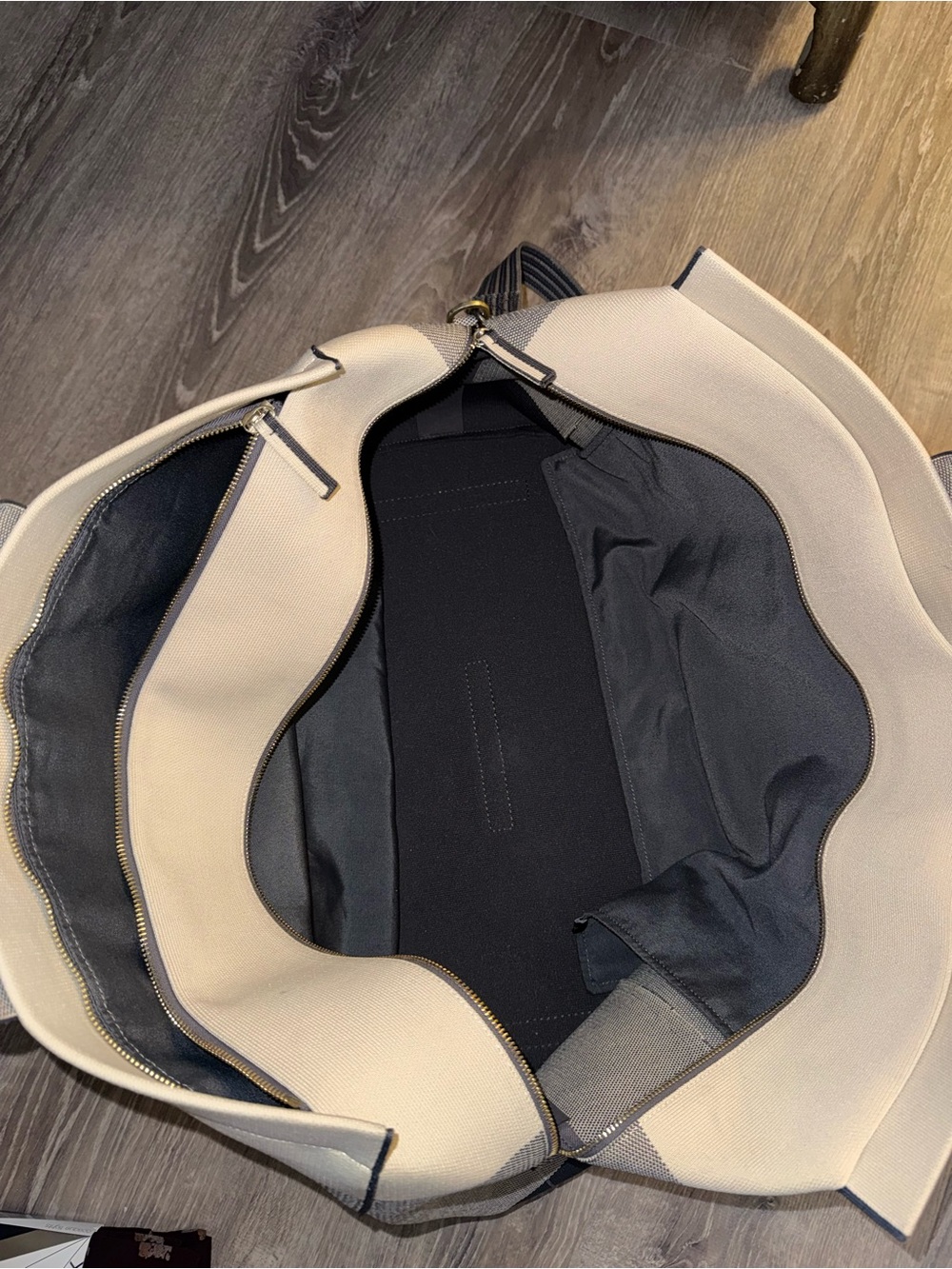 Rothy’s The Weekender Bag Gray Large Duffel Carry-on Travel Over Night. - Picture 9 of 16